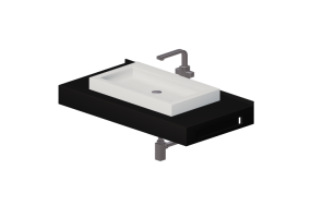 Lavabi 3D - Lavabo Bagno d'appoggio 710x480mm - Fiora - FPCI0D