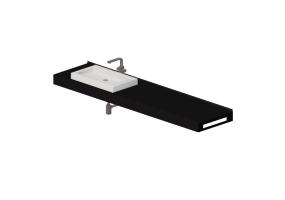 Lavabos 3D - Lavabo Ba&ntilde;o sobrepuesto 2010x480mm - Fiora - FLCS2DSX