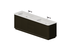 3D Furniture - Suspended bathroom cabinet 2000x500mm Fiora - ESP04