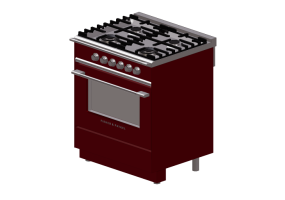 Cozinhas 3D - Cozinha a g&aacute;s - Fisher & Paykel - OR30SCG4R1- CA US
