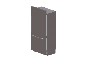 Eletrodom&eacute;sticos 3D - Geladeira - Fisher & Paykel - RS36W80RJ1 N - CA US