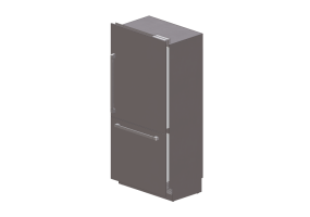 Eletrodom&eacute;sticos 3D - Geladeira - Fisher & Paykel - RS36W80RJ1 N - CA US