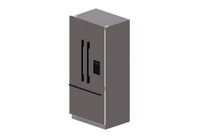 3D Electrical Appliances - Refrigerator - Fisher & Paykel - RS80AU1 - AU EU NZ