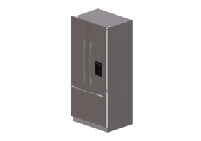 Eletrodom&eacute;sticos 3D - Geladeira - Fisher & Paykel - RS80AU1 - AU EU NZ