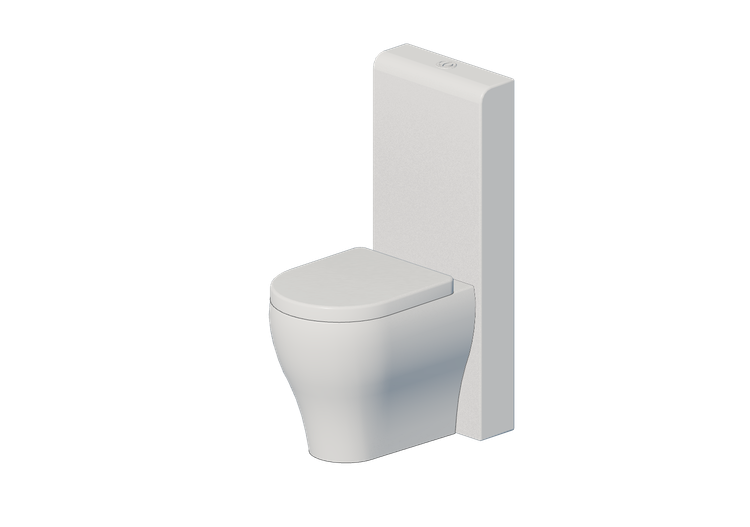 Vase 3D - Cuvette avec système d'évacuation monobloc -... Vase 3D - Cuvette avec système d'évacuation monobloc -...