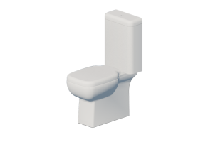 Vase 3D - Cuvette monobloc - Flaminia - SR116+SR39 - Sprint