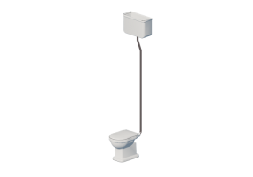 Inodoros 3D - Inodoro con tanque a pared alto - Flaminia - 6008 - Efi