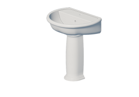 Lavabos 3D - Lavabo avec support - Flaminia - 3016+3018 - Fidia