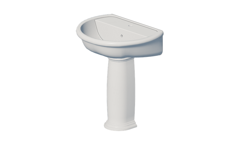 Lavabos 3D - Lavabo avec support - Flaminia - 3016+3018 -... Lavabos 3D - Lavabo avec support - Flaminia - 3016+3018 -...
