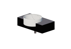 3D Sinks - Shelf with Wash Basin - Flaminia - F65054-42 - Forty6