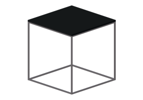 Tables 3D - Table carr&eacute;e - Fritz Hansen - PK71