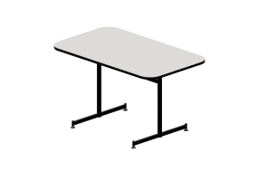 3D Tables - Rectangular Table - Fritz Hansen - Plenum - JH80