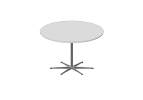 3D Tables - Round Table - Fritz Hansen - Series -A825
