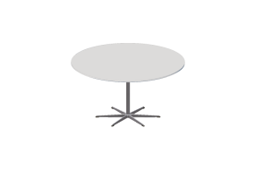Tavoli 3D - Tavolo rotondo - Fritz Hansen - Series - A826