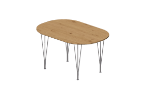 Mesas 3D - Mesa retangular - Fritz Hansen - S&eacute;ries - B611