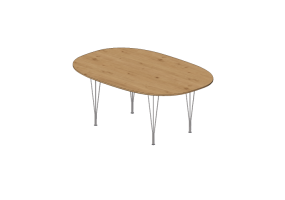 3D Tisch - Tisch rechteckig - Fritz Hansen - Series - B613