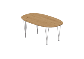 3D Tables - Rectangular Table - Fritz Hansen - Series - B616