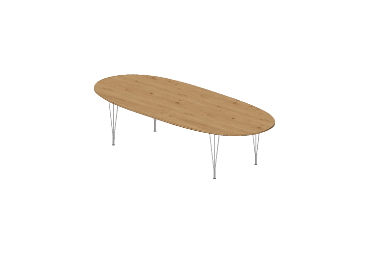 3D Tables - Rectangular Table - Fritz Hansen - Series -... 3D Tables - Rectangular Table - Fritz Hansen - Series -...