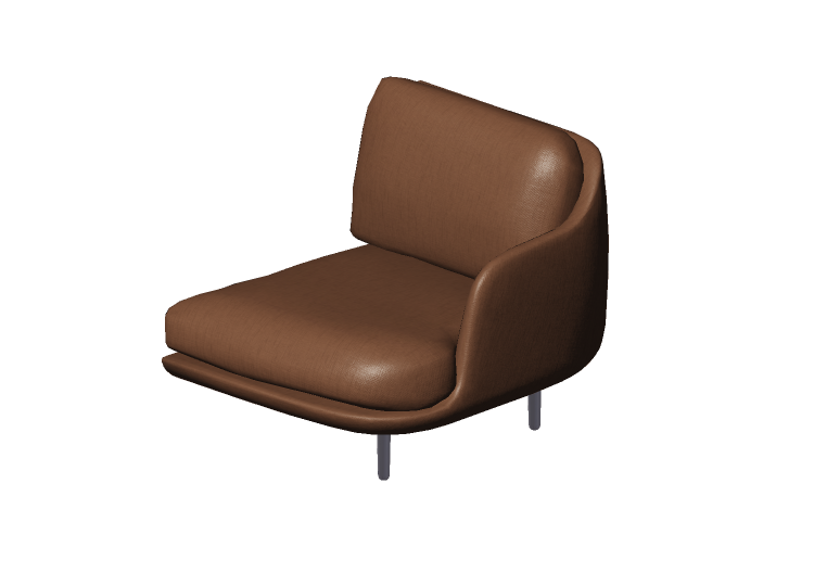 Divani 3D - Modulo per divano - Fritz Hansen - Lune -... Divani 3D - Modulo per divano - Fritz Hansen - Lune -...