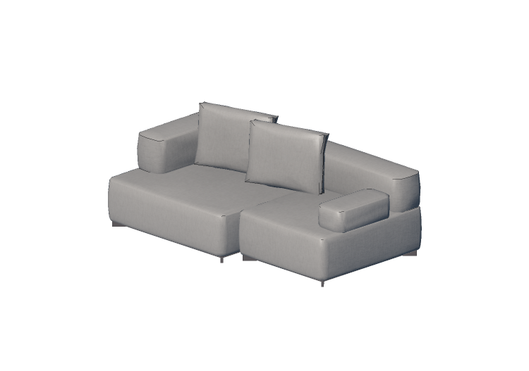 Poltronas y Sofás 3D - Sofá de tela - Fritz Hansen -... Poltronas y Sofás 3D - Sofá de tela - Fritz Hansen -...