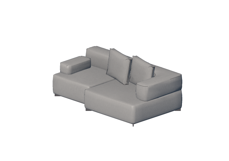 3D Sessel und Sofas - Soffsofa - Fritz Hansen - Alphabet -... 3D Sessel und Sofas - Soffsofa - Fritz Hansen - Alphabet -...
