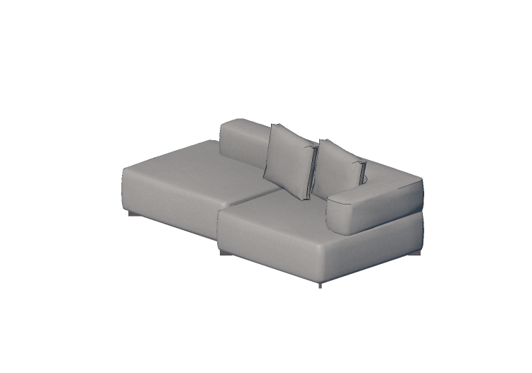 Divans 3D - Canapé en tissu - Fritz Hansen - Alphabet -... Divans 3D - Canapé en tissu - Fritz Hansen - Alphabet -...
