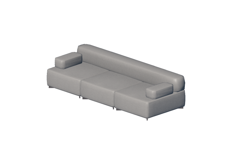 3D Sessel und Sofas - Soffsofa - Fritz Hansen - Alphabet -... 3D Sessel und Sofas - Soffsofa - Fritz Hansen - Alphabet -...
