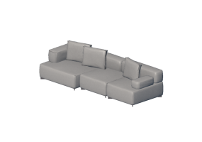 Divani 3D - Divano in tessuto - Fritz Hansen - Alphabet - PL300-1
