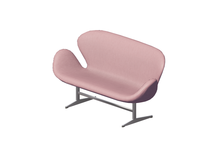 Divans 3D - Canapé en tissu - Fritz Hansen - Swan - 3321 -... Divans 3D - Canapé en tissu - Fritz Hansen - Swan - 3321 -...