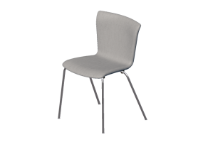 3D St&uuml;hle - Stuhl mit gepolstertem Sitz-Teil - Fritz Hansen - Vico Duo - VM110