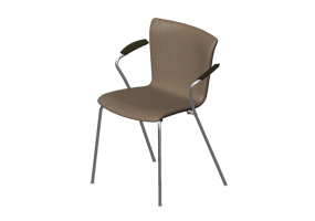 3D St&uuml;hle - Stuhl mit gepolstertem Sitz-Teil - Fritz Hansen - Vico Duo - VM111