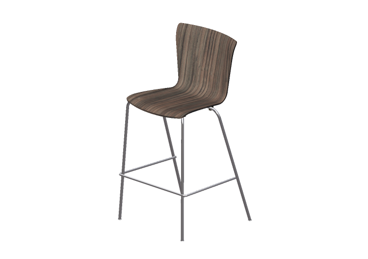 3D Stühle - Hocker mit Sitz-Teil aus Holz - Fritz Hansen -... 3D Stühle - Hocker mit Sitz-Teil aus Holz - Fritz Hansen -...