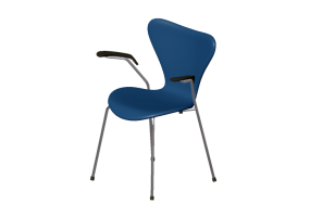 3D Chairs - Chair with upholstered seat - Fritz Hansen - Series 7 - 3207
