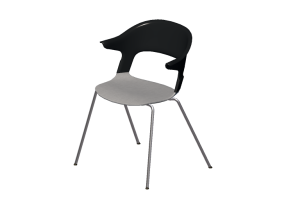 3D St&uuml;hle - Stuhl mit Sitz-Teil aus Stoff - Fritz Hansen - Pair - BH30