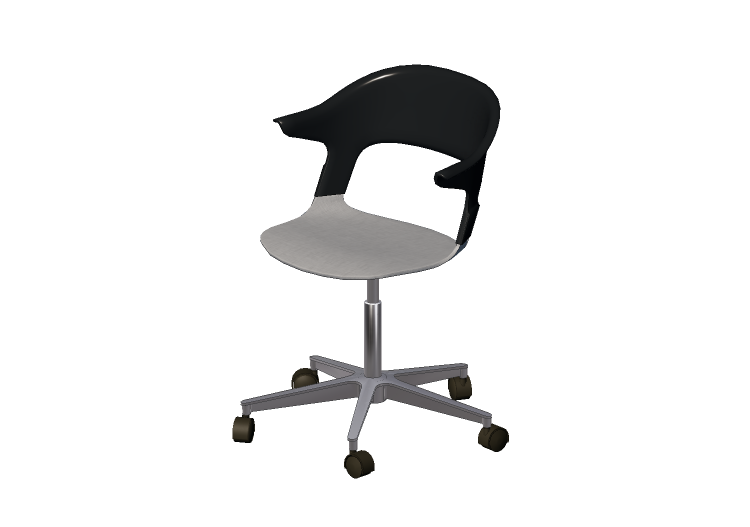 Cadeira 3D - Cadeira com assento em tecido - Fritz Hansen -... Cadeira 3D - Cadeira com assento em tecido - Fritz Hansen -...