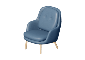 Poltronas 3D - Poltrona em tecido - Fritz Hansen - Fri - JH5