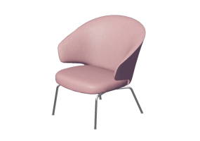 3D Arm Chairs - Armchair with fabric seat - Fritz Hansen - Let - SH210