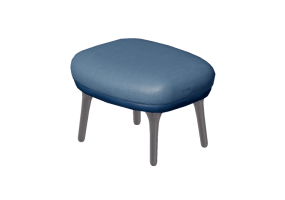 3D Arm Chairs - Fabric stool - Fritz Hansen - Fri - JH11