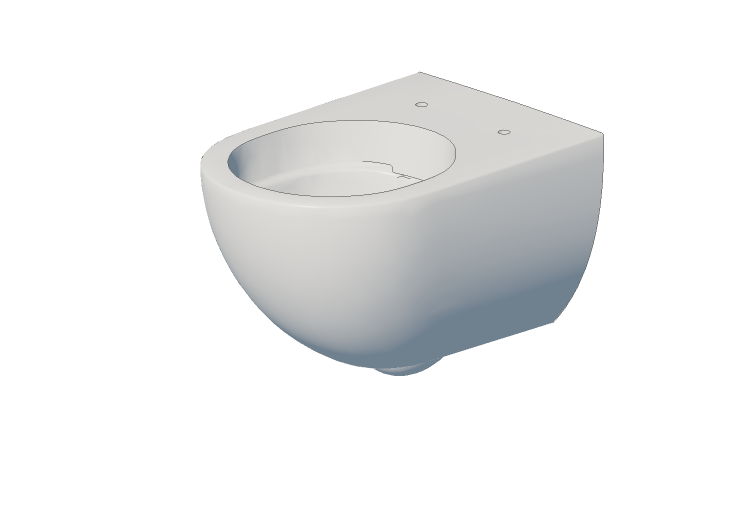 Inodoros 3D - Inodoro suspendido - Geberit - Geberit Acanto... Inodoros 3D - Inodoro suspendido - Geberit - Geberit Acanto...