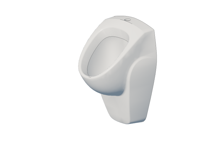 Vasos 3D - Mictório em cerâmica - Geberit - Geberit Selnova... Vasos 3D - Mictório em cerâmica - Geberit - Geberit Selnova...