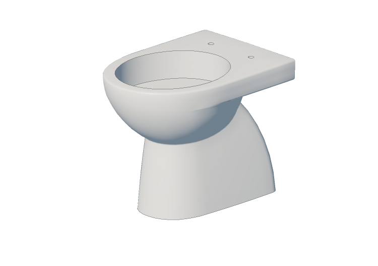 Vase 3D - Wc au sol - Geberit - Geberit Selnova -... Vase 3D - Wc au sol - Geberit - Geberit Selnova -...