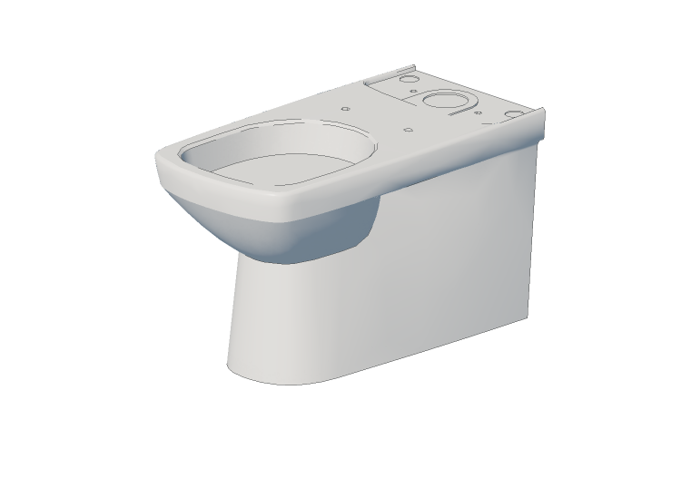 Vase 3D - Wc au sol - Geberit - Geberit Selnova Square -... Vase 3D - Wc au sol - Geberit - Geberit Selnova Square -...