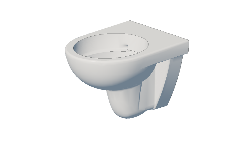 3D-WC - WC hängend - Geberit - Geberit Selnova Compact -... 3D-WC - WC hängend - Geberit - Geberit Selnova Compact -...