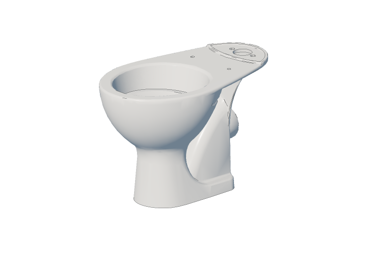 Vase 3D - Wc au sol - Geberit - Geberit Colibrì -... Vase 3D - Wc au sol - Geberit - Geberit Colibrì -...