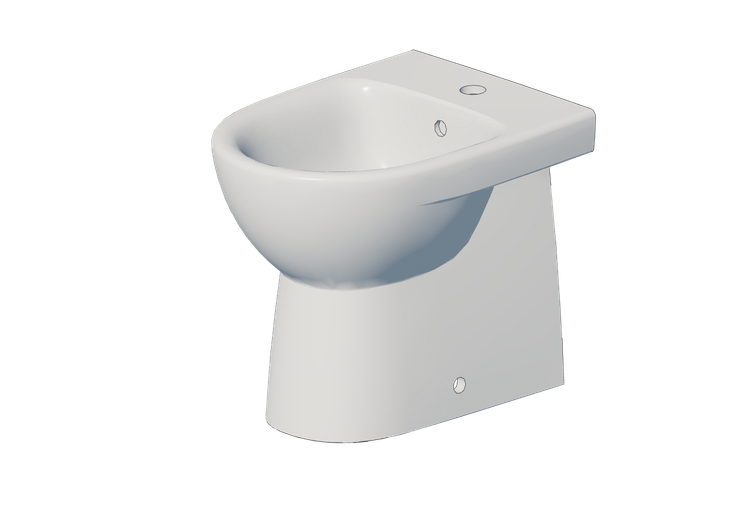 Bidet 3D - Bidet da pavimento - Geberit - Geberit Selnova... Bidet 3D - Bidet da pavimento - Geberit - Geberit Selnova...