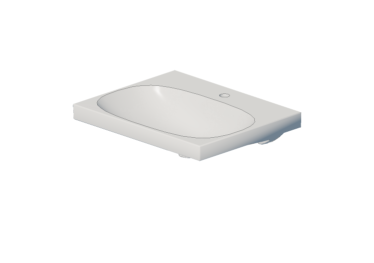 Lavabos 3D - Lavabo de cerámica - Geberit - Geberit Acanto... Lavabos 3D - Lavabo de cerámica - Geberit - Geberit Acanto...