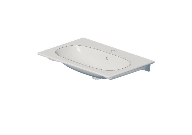 Lavabos 3D - Lavabo de cerámica - Geberit - Geberit Acanto... Lavabos 3D - Lavabo de cerámica - Geberit - Geberit Acanto...