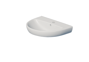 Lavabos 3D - Lavabo de cer&aacute;mica - Geberit - Geberit Selnova - 500.297.01.7