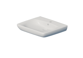 Lavabos 3D - Lavabo pour personne &agrave; mobilit&eacute; r&eacute;duite - Geberit - Geberit Selnova Comfort - 500.292.01.1