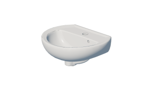 3D Sinks - Ceramic Washbasin - Geberit - Geberit Colibr&igrave; - 500.911.00.1